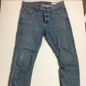 Rag and Bone High Waist Straight Leg Jeans